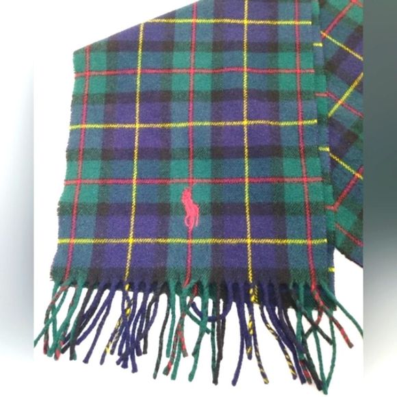 Ralph Lauren Other - Polo Ralph Lauren Plaid Wool Scarf
